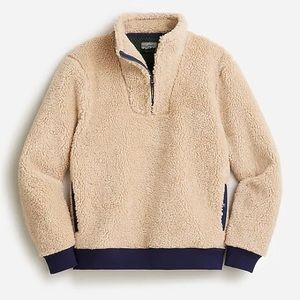 Nordic sherpa fleece half-zip pullover